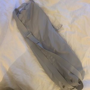 Purple Gray Lululemon Yoga Mat Bag with zipper. New, never used.